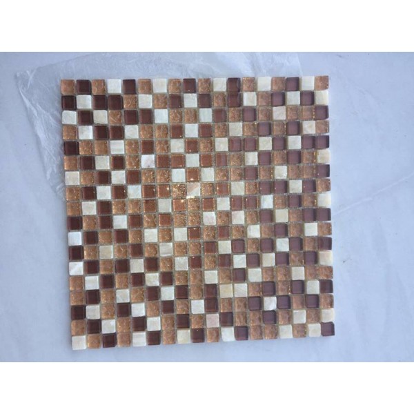 Mosaico su rete STONE BROWN - 30x30